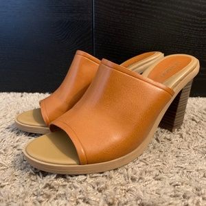 Old Navy - Brown Mule Heel Sandals